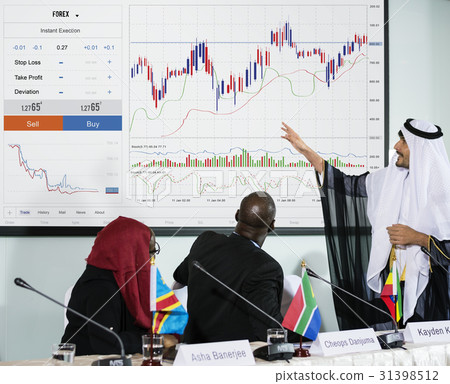 Graphic of investment stock market data analysis business Graphic of investment stock market data analysis business 31398512