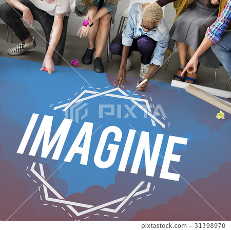 Imagine Think Big Innovate Ideas Word - Stock Photo [31398970] - PIXTA