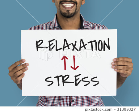 Lifestyle Antonyms Relaxation Stress Illustration Lifestyle Antonyms Relaxation Stress Illustration 31399327