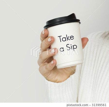 Coffee Culture Relax Take a Sip Word 31399561