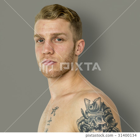 Man close up photoshoot and posing Man close up photoshoot and posing 31400134