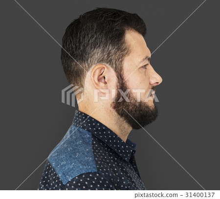 Man standing and posing for photoshoot 31400137
