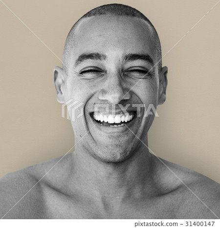 A happiness guy is smiling A happiness guy is smiling 31400147