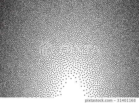 Dotwork gradient background, black and white 31401168