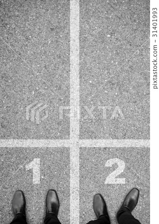 Two businessmen ready to start business Two businessmen ready to start business 31401993