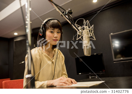 Female recording Female recording 31402776