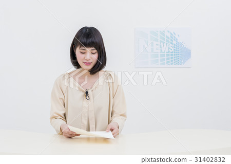 Women's Anna news program caster 31402832