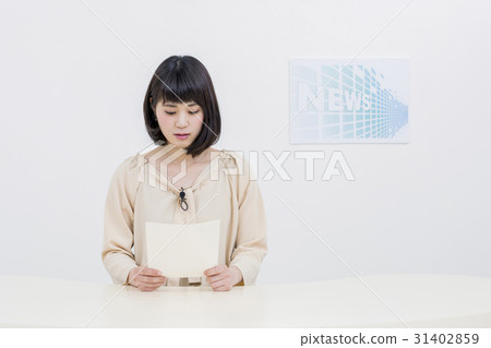 Women's Anna news program caster 31402859