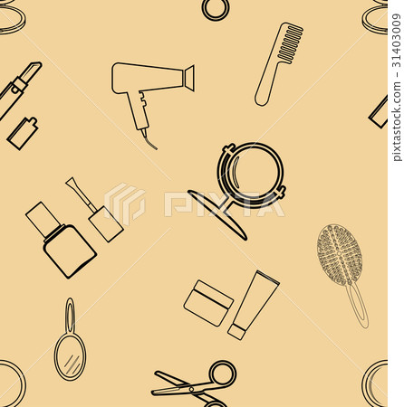 Beauty line pattern - Stock Illustration [31403009] - PIXTA