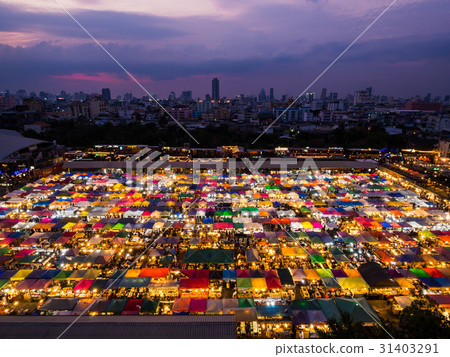Night Market in Bangkok, Thailand Night Market in Bangkok, Thailand 31403291