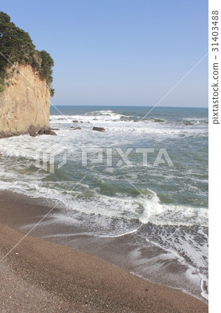 Hamadori in Fukushima prefecture, Iwaki Iriki Nishi looking for a clear ocean from the coast of the net 31403488