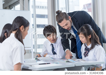 Foreign teachers, international, cram school 31404396