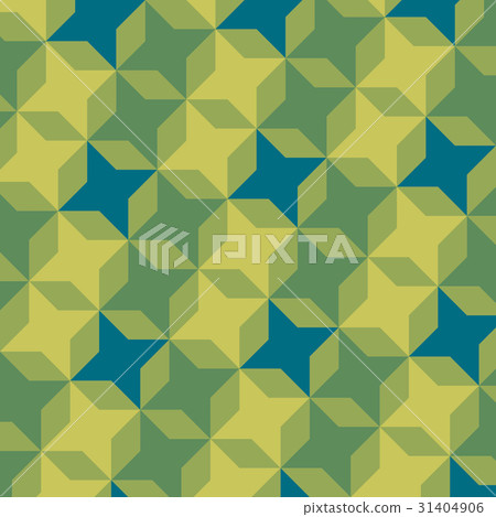 Abstract geometric pattern green background - Stock Illustration ...