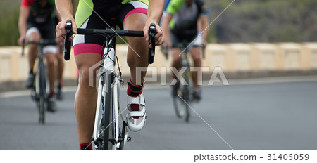 Cycling competition,cyclist athletes riding a race 31405059