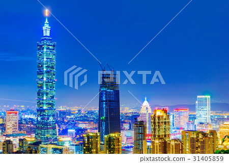 Night view of Taipei 101 Night view of Taipei 101 31405859