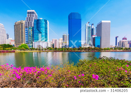 High rise buildings and nature 31406205