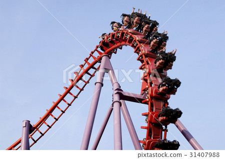 A roller coaster ride A roller coaster ride 31407988