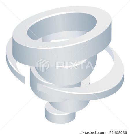Tornado Cyclone Hurricane Twister 3d Icon Tornado Cyclone Hurricane Twister 3d Icon 31408086