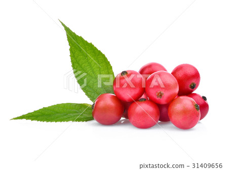 Muntingia calabura, Tropical fruit isolated  31409656