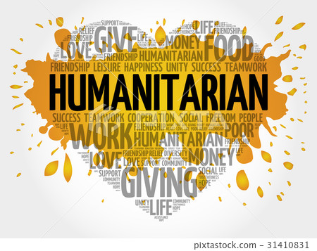 Humanitarian word cloud Humanitarian word cloud 31410831
