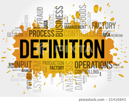 DEFINITION word cloud collage 31410843