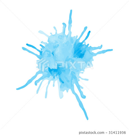 Blue Watercolor splash Blue Watercolor splash 31411936