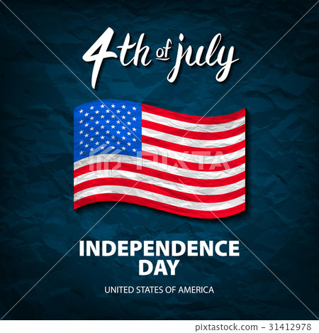 4Fourth of July USA Independence Day greeting card 31412978