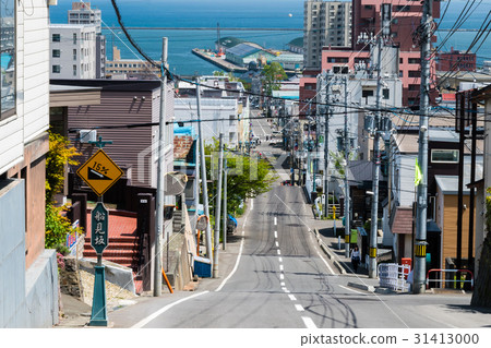 View of Otaru Port from Funami Saka / Otaru City Hokkaido Summer 31413000