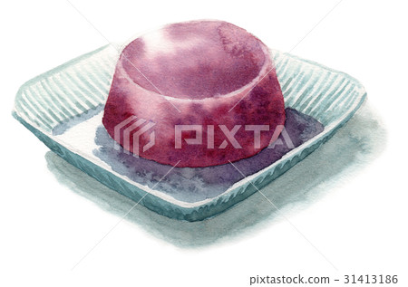 模擬水彩水羊羹圓形 模擬水彩水羊羹圓形 31413186