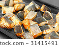 Salmon steak grilled 31415491