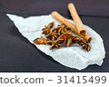 Cinnamon sticks close up 31415499
