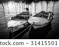 Landscape with boats and sea 31415501