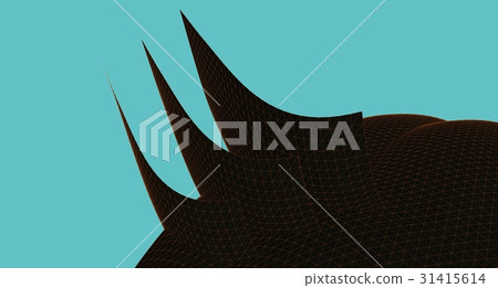 Geometric background, Architectural,Wireframe 31415614