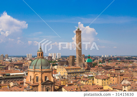 Panorama of Bologna Emilia Romagna Italy Panorama of Bologna Emilia Romagna Italy 31415630