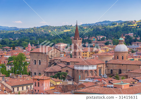 Panorama of Bologna Emilia Romagna Italy Panorama of Bologna Emilia Romagna Italy 31415631