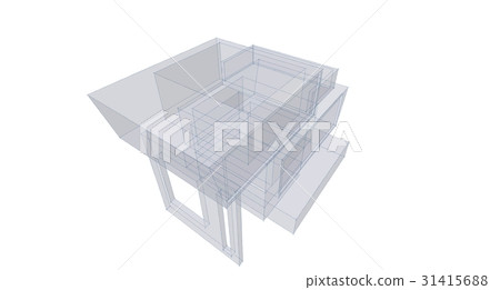 Sketch, Architectural ,Construction ,Wireframe 31415688