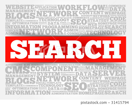 SEARCH word cloud SEARCH word cloud 31415794