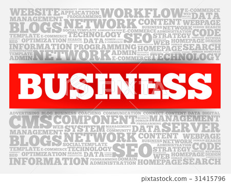 BUSINESS word cloud BUSINESS word cloud 31415796