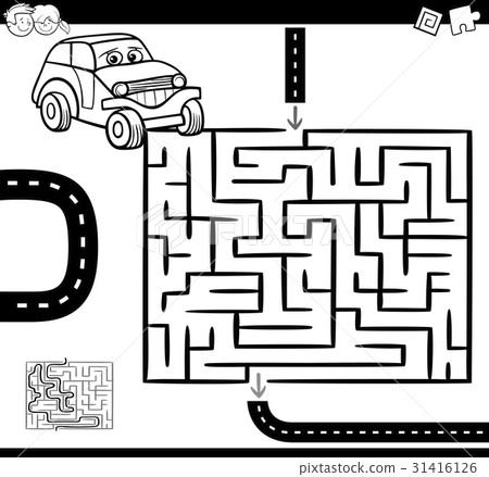 maze or labyrinth for coloring maze or labyrinth for coloring 31416126