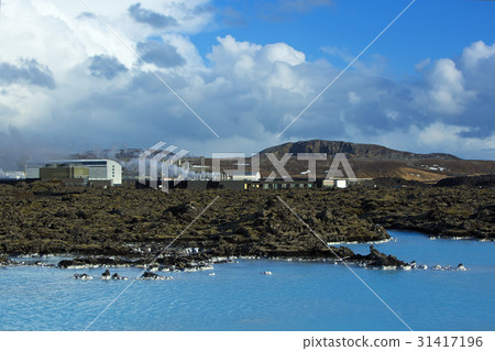Geothermal bath Blue Lagoon in Iceland 31417196