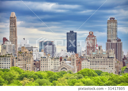 图库照片 new york city upper east side of manhattan.