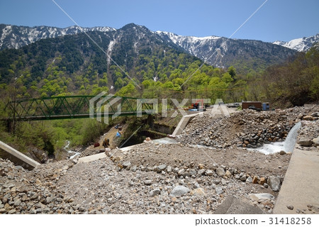 Renovation construction scenery of Fanzawa dam 31418258