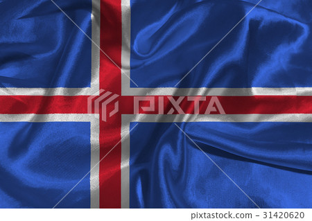 :Iceland flag national flag 3D illustration symbol :Iceland flag national flag 3D illustration symbol 31420620