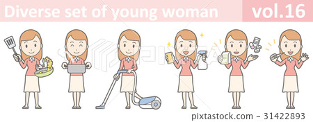 Illustration of a long-haired young lady vol.16 Illustration of a long-haired young lady vol.16 31422893