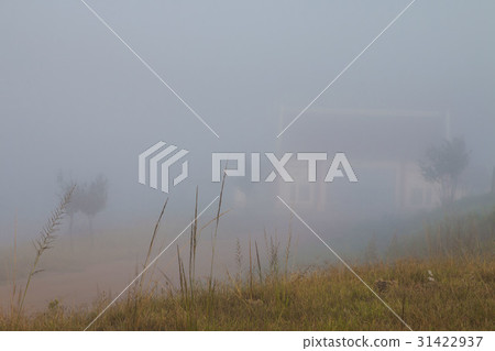 秋天晨霧 31422937