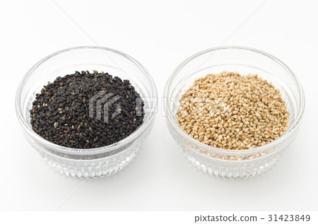 Rice grain black and white 31423849