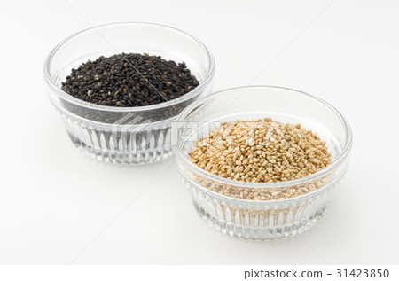 Rice grain black and white 31423850