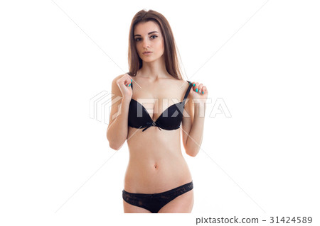 Sexy slim brunette with big natural boobs Sexy slim brunette with big natural boobs 31424589