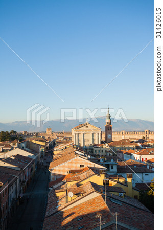 View of Cittadella, walled city in Italy View of Cittadella, walled city in Italy 31426015