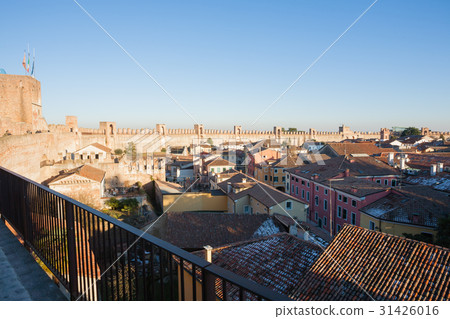 View of Cittadella, walled city in Italy 31426016